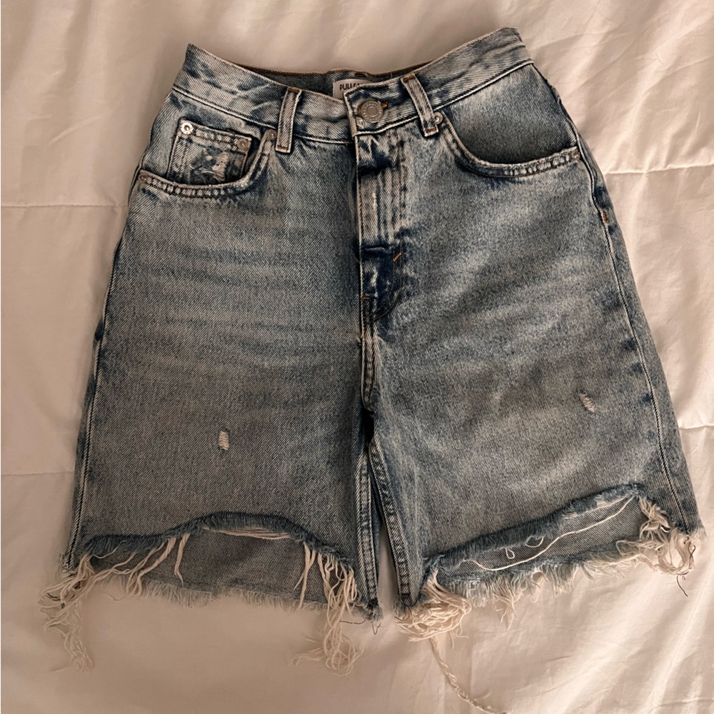 Pull&Bear Light Blue Denim Jeans shorts